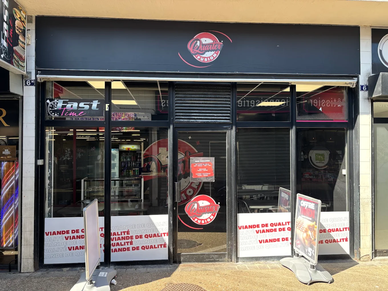 Devanture du restaurant